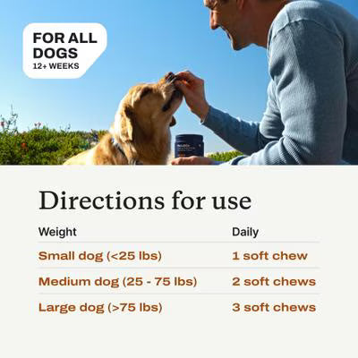 PetLabCo. Allergy & Immune Probiotic Pork Flavored Chew Supplement for Dogs, 30 count