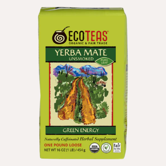 Organic Yerba Mate - Pure Leaf - Unsmoked - 1 LB Loose