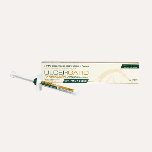 ULCERGARD Oral Paste for Horse Stomach Ulcers 1.8mg .22oz 4 dose syringe