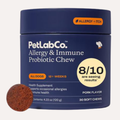 PetLabCo. Allergy & Immune Probiotic Pork Flavored Chew Supplement for Dogs, 30 count