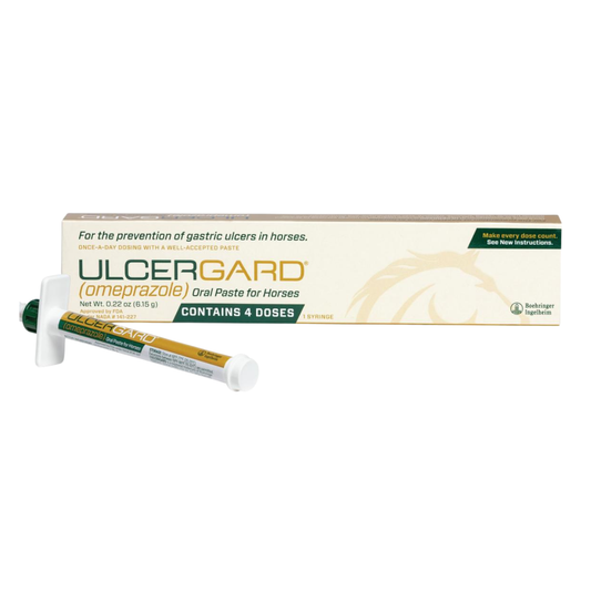 ULCERGARD Oral Paste for Horse Stomach Ulcers 1.8mg .22oz 4 dose syringe